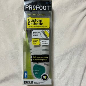 Profoot custom orthotic Men's 8-13 Trampoline Effect #2007, New